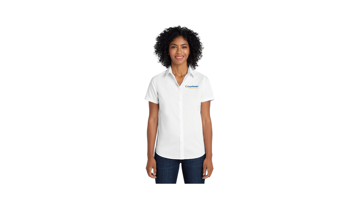 Port Authority® Women's Short Sleeve SuperPro™ Twill Shirt