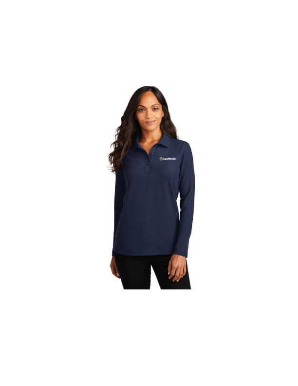 L500LS Port Authority® Ladies Silk Touch™ Long Sleeve Polo