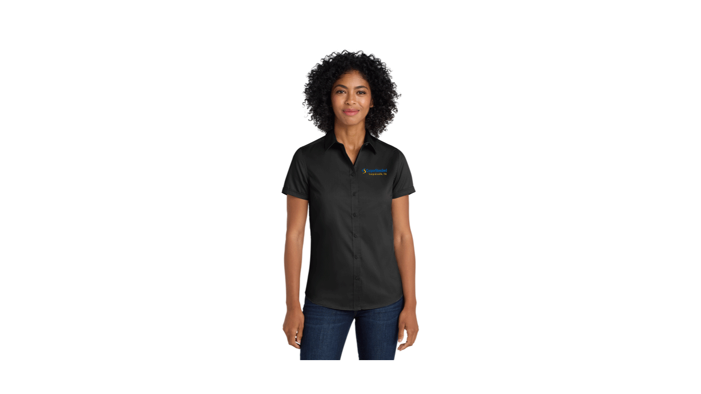 Port Authority® Women's Short Sleeve SuperPro™ Twill Shirt