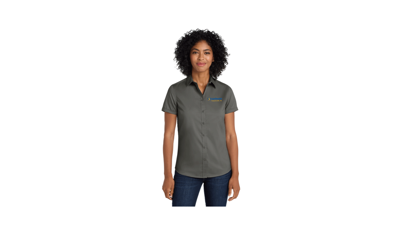 Port Authority® Women's Short Sleeve SuperPro™ Twill Shirt