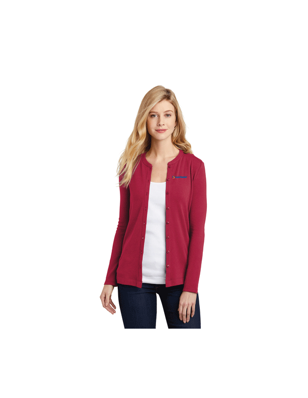 LM1008 Port Authority® Ladies Concept Stretch Button-Front Cardigan