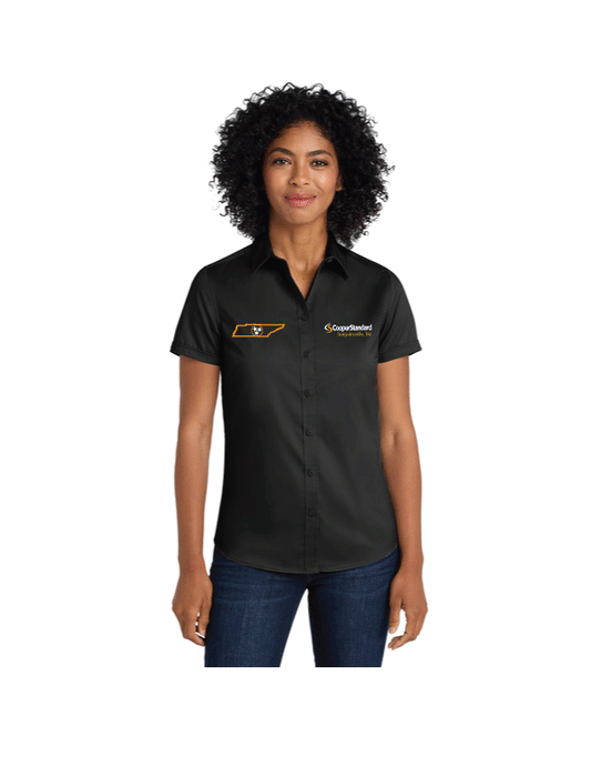 Port Authority® Women's Short Sleeve SuperPro™ Twill Shirt (Copy)