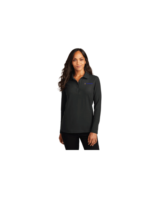 L500LS Port Authority® Ladies Silk Touch™ Long Sleeve Polo